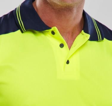 CPKSTTENSY Polo Shirt HiViz Yw/Ny (S)